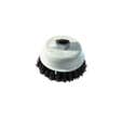 Brosse meuleuse acier torsadé ronde Diam.100 mm pour meuleuse filetage M14 750007 TECNUM - FARTOOLS