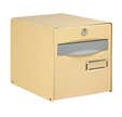BOITE AUX LETTRES SIMPLE FACE ABATTANTE BEIGE