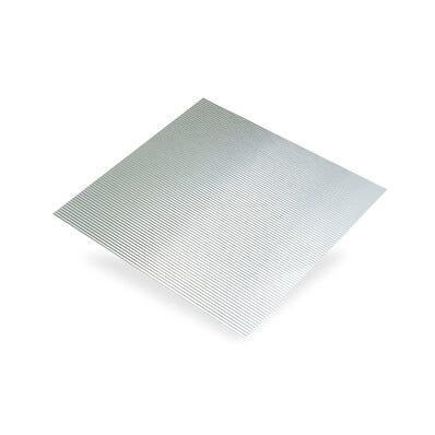 Tôle aluminium ondulé épaisseur 0,5mm 500x1000mm 0