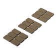 PATIN FEUTRE ADHESIF 36X22MM 18 PCS