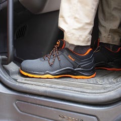 Chaussure de sécurité basse S1P Noir/Orange T.42 DART - KAPRIOL 1