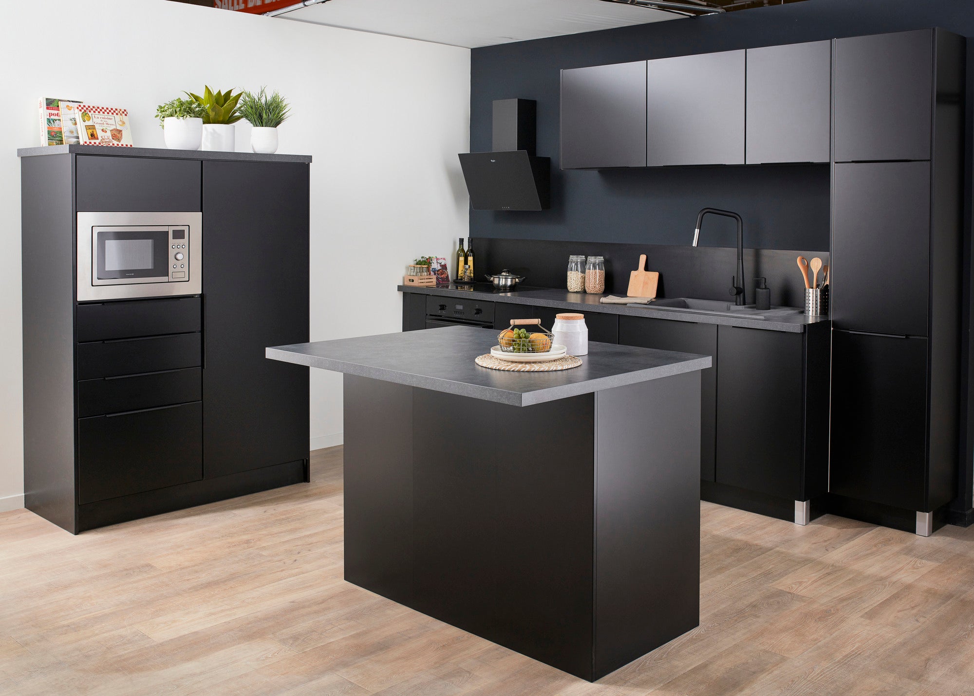 Porte sur hotte largeur 60 cm NEW DARK