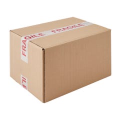 Adhésif d'emballage fragile blanc/rouge 66 m x 48 mm 0