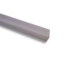Cornière égale aluminium brut 10 x 10 mm, 2 m