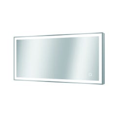 Miroir lumineux avec éclairage LED intégré l.120 x H.60 cm Flint 2