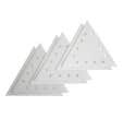 C/ 6 abrasifs triangulaire kormantx blan