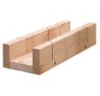 BOITE A ONGLET BOIS 250MM CAPACITE 80X35MM