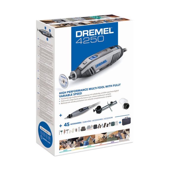 Pack outil multi-usage DREMEL + coffret + 45 accessoires 1
