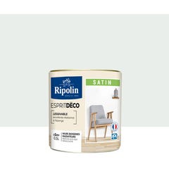 Peinture intérieure multi-supports acrylique satin teintéé en machine blanc brunni CH2 0021 0,5 L Esprit déco - RIPOLIN