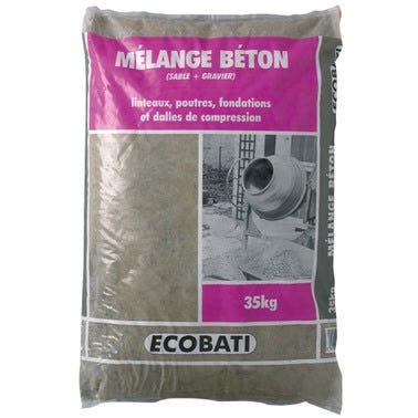 Sac de discount sable pour beton