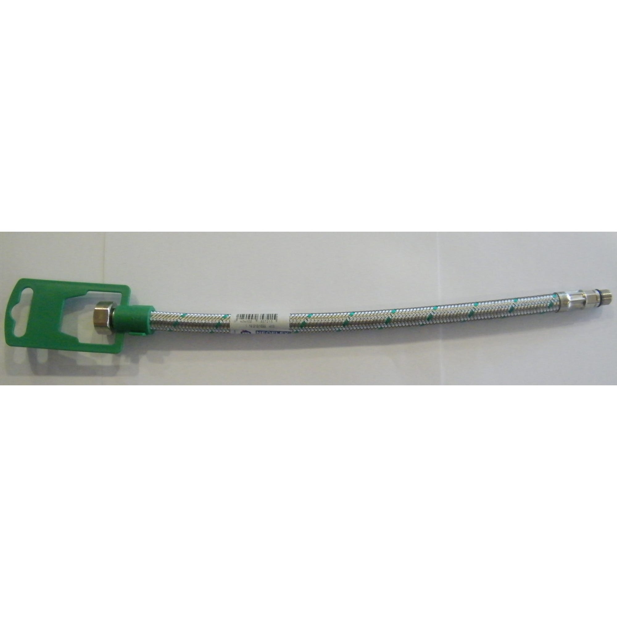 Flexible sanitaire DN8 Femelle 12 x 17 (3/8") - Mâle 10/100 Long.500 mm Greenflex 0