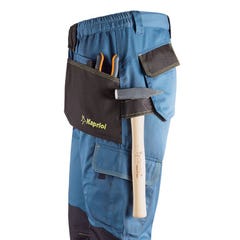 Pantalon de travail bleu pétrole/noir T.XL SLICK - KAPRIOL 3