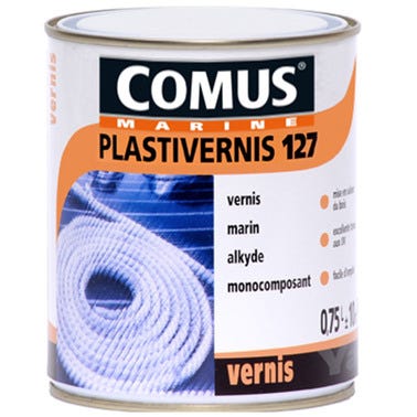 Vernis marin brillant 0,75 L Plastivernis 127 - COMUS 0