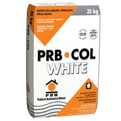 Mortier colle carrelage white 25 kg  - PRB 2