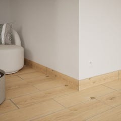 Plinthe carrelage effet bois H.7 x L.60 cm - Sandwood beige (lot de 6) 2