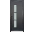 PORTE ENTREE ALU CAPRI GRIS 215X90D