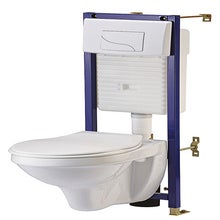 Pack WC suspendu Siamp Basia chasse d'eau double 3/6L, Sanitaire,  plomberie et cuisine