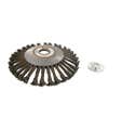 TÊTE BROSSE MÉTALLIQUE 200MM DÉBROU