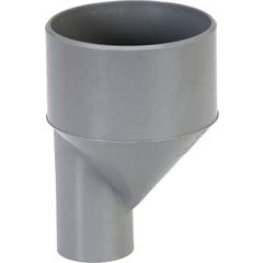Réduction excentrée PVC mâle/femelle Diam.110/100 mm 2
