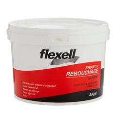 Enduit de rebouchage en pâte intérieur 4 kg - FLEXELL 0