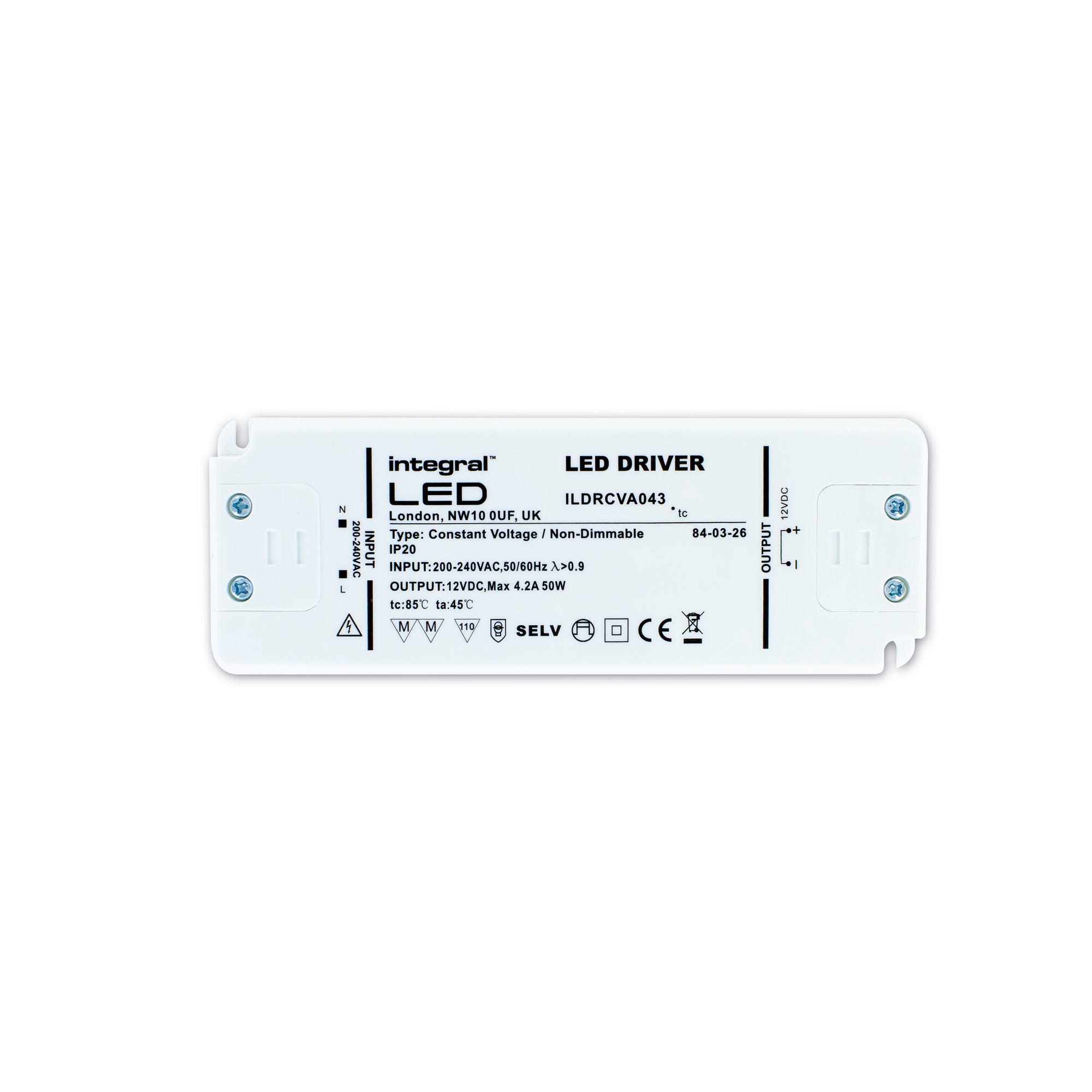 ALIMENTATION 50W 12VDC IP20 NON-DIMMABLE 0