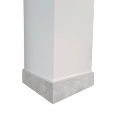 Plinthe carrelage effet béton H.9 x L.75 cm - Carnaby gris (lot de 10) 1