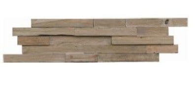 Plaquette de parement wood 50 x 20 cm gun smoked ❘ Bricoman