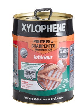 Traitement Bois Poutres Et Charpentes Interieur 20 L Xylophene Bricoman