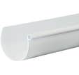 Gouttière demi-ronde PVC blanche Dév.250 mm Long.2 m - GIRPI