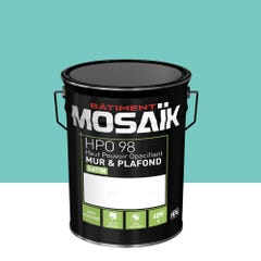Peinture intérieure satin vert prima teintée en machine 4L HPO - MOSAIK 1