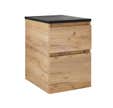 Caisson salle de bain l.40 x H.57 x P.46 cm Natural rock