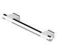 Barre d’appui droite Onyx Duo White 450 mm AKW