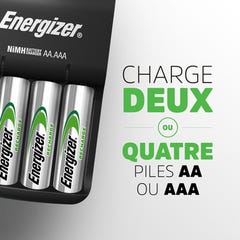 CHARGEUR + 4PILES AA USB 2