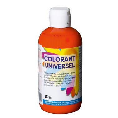 Colorant universel orange 250ml 0