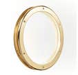 Hublot rond en métal doré pour porte Diam.38,5 cm