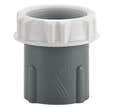 Embout de flexible de vidange Fitoflex Ø32 avec écrou 33X42