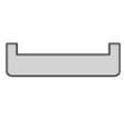 Nez de cloison chêne 22 x 88 mm Long.2,4 m - SOTRINBOIS