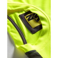 T-shirt haute visibilité jaune T.4XL - NORTH WAYS  3