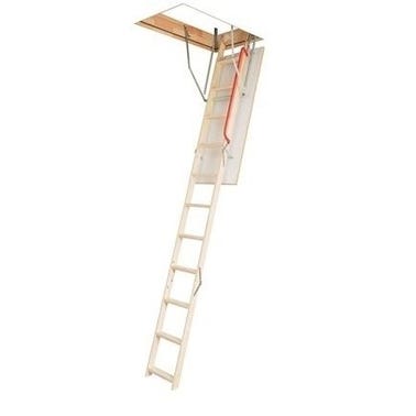 Escalier escamotable isolé en sapin confort l.60 x H.120 cm 1