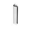 Raccords angle droit décor gris aluminium pour plinthe ép. 16-19 x h. 150 mm x4