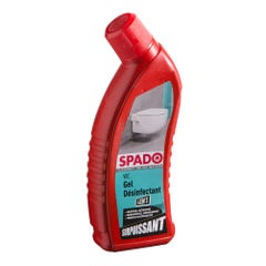 Gel wc désinfectant 4en1 750 ml - SPADO 1