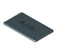 BOUCHON NOIR POUR POTEAU 80X40MM