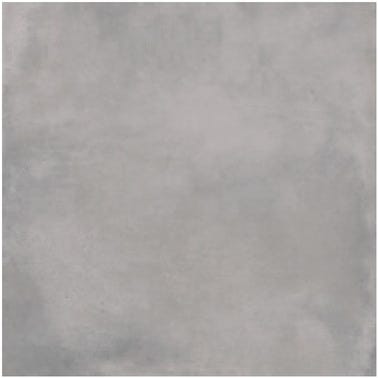 Carrelage intérieur gris effet béton l.75 x L.75 cm Ouest 0
