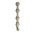 VERROU A PLAQUER 250MM NICKEL SATIN