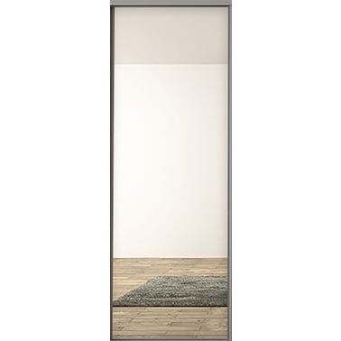 Vantail 1 partition 63 x 250 cm Miroir Argent - ILIKO