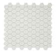 Mosaïque de verre blanc l.30,1 x L.29 cm Hex