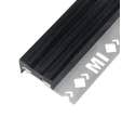 NEZ MARCHE 11MM ALU/PVC NOIR 2M50
