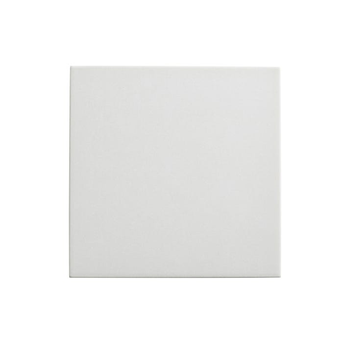 carrelage intérieur blanc uni l.22,3 x L.22,3 cm Great 0
