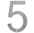 Numéro 5 en acier à peindre L.6 cm - CHAPUIS