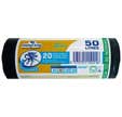 10 sacs poubelle transparent 100L